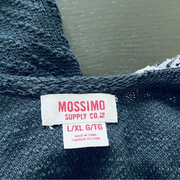 Mossimo Boho Style Cape Black and White Size Large - Picture 7 of 10